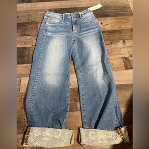 NWT‎ Driftwood Charlie Cuff Jeans- 27x25